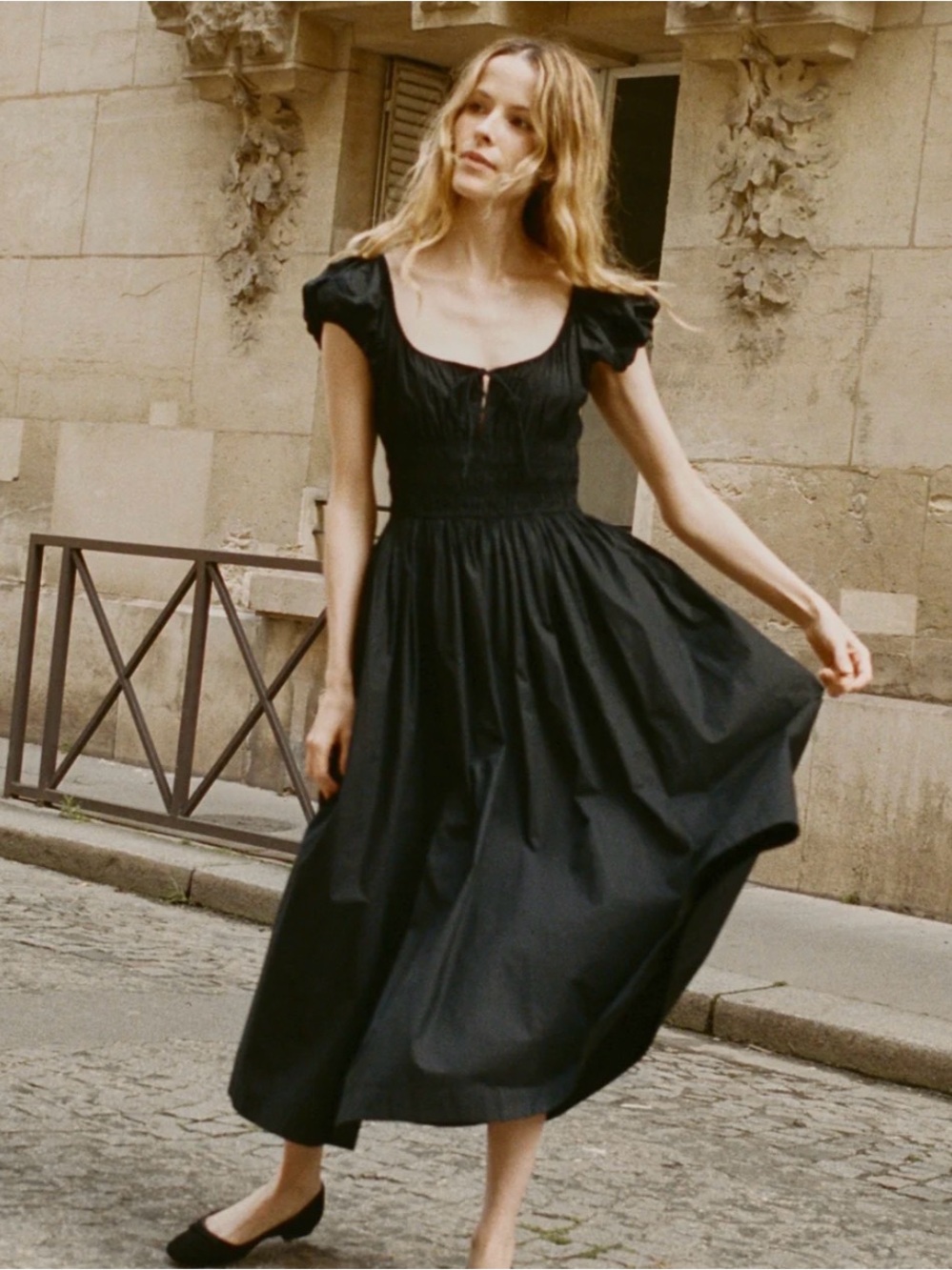 Doen Quinn Dress - Black Medium